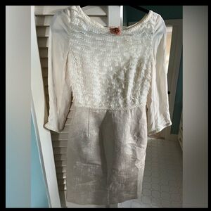 T o r y B u r c h • Ivory Cream Dress